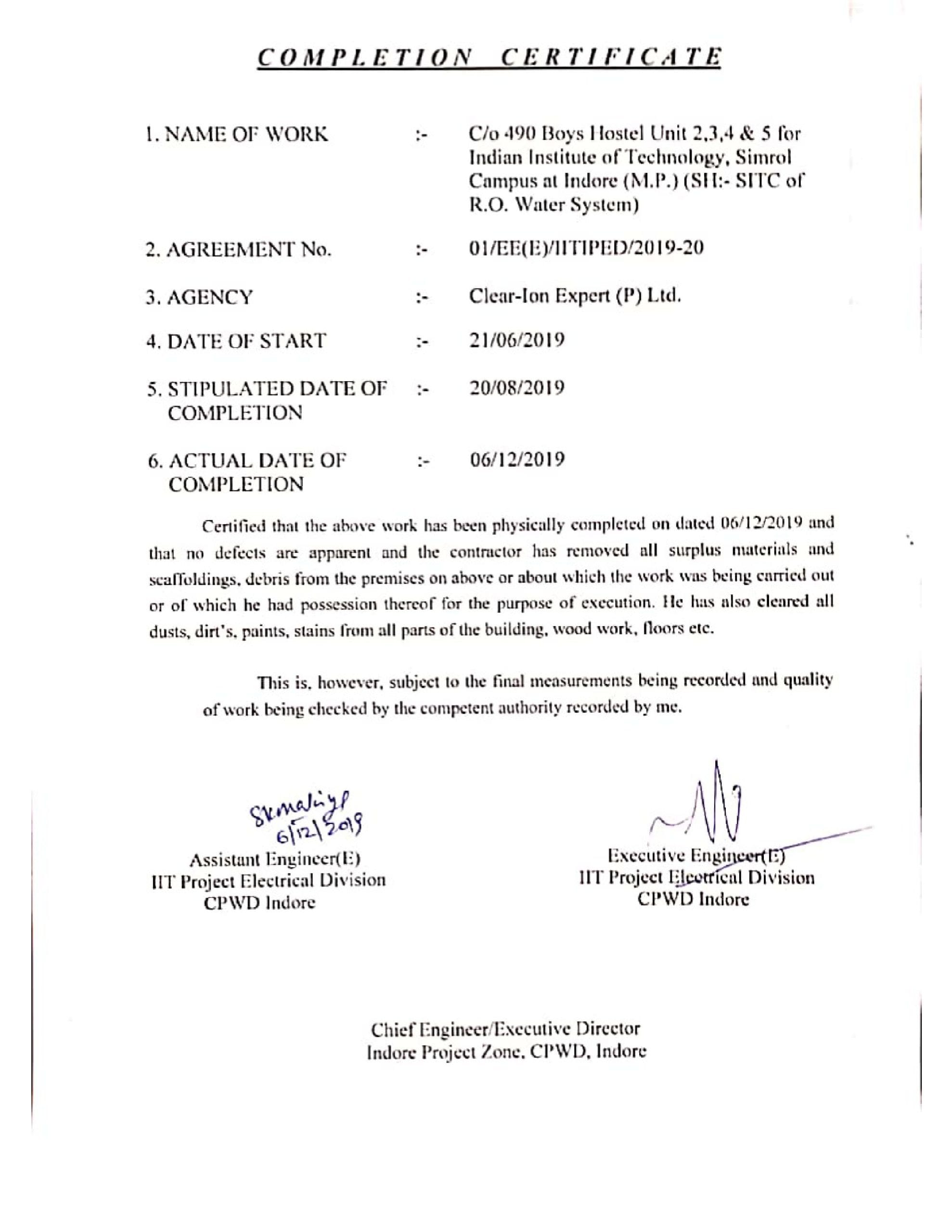 Govt Dept Certificate Page 10